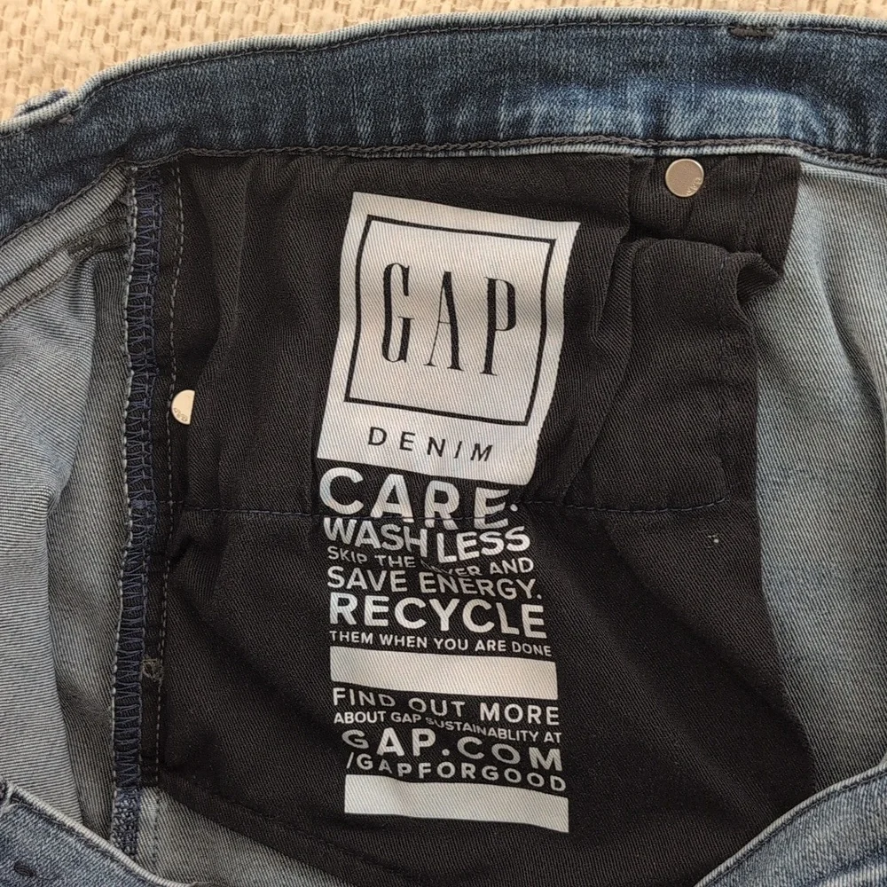 Gap Jeans Men's 36 Easy Temp Straight Relaxed Mid-rise‎ Stretch Blue